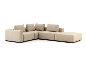 LANDFORM - Corner sectional fabric sofa by Stylish Club - view 3